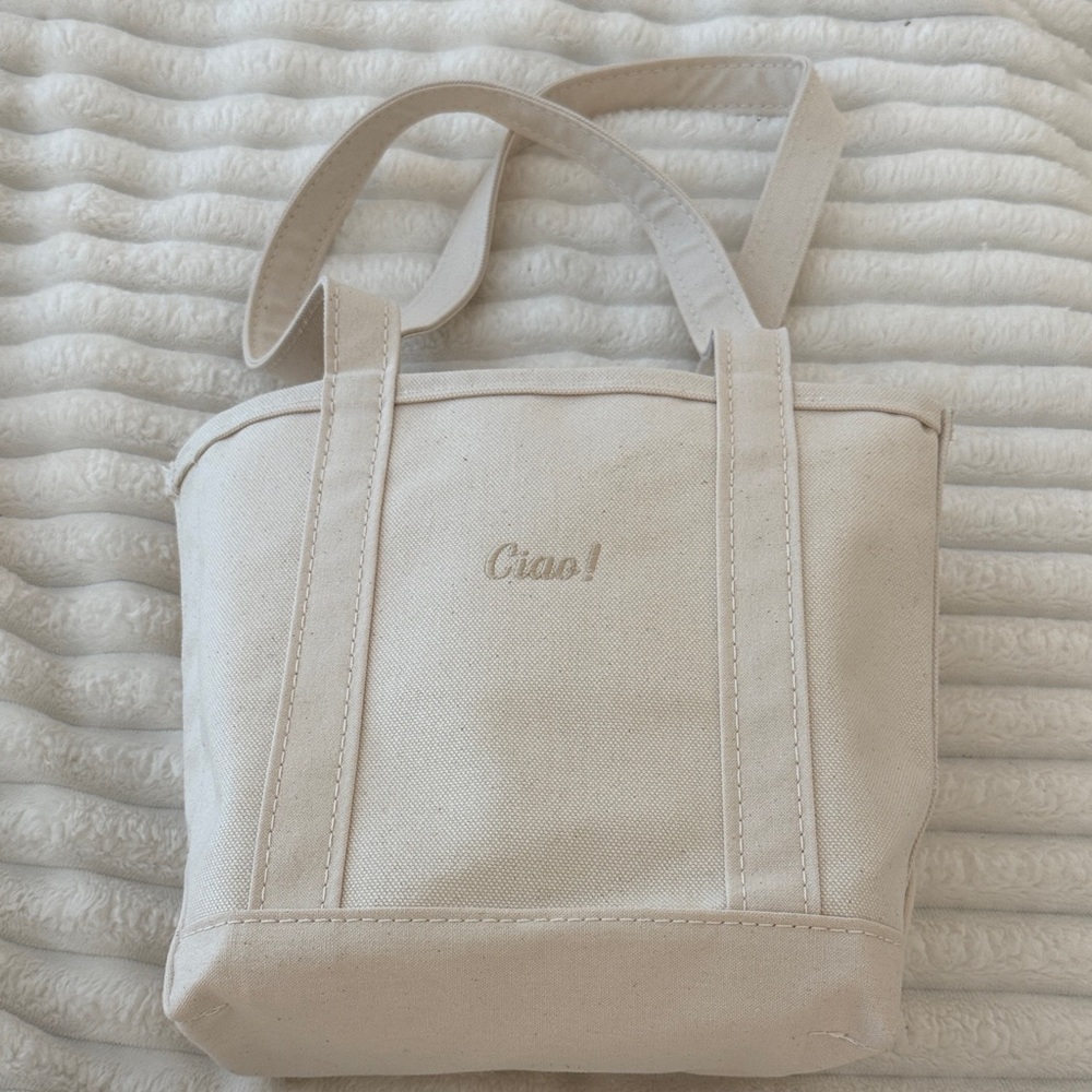 LL Bean custom boat & tote Ciao!